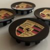 original.jpeg 4 pcs (Set) 65mm - 2.56inch Black Porsche Wheel Center Hub Caps