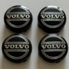 original.jpeg 4 pcs (Set) 64mm - 2.52inch Black Volvo Wheel Center Hub Caps (3546923)