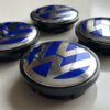 original.jpeg 4 pcs (Set) 70mm - 2.75inch Blue Volkswagen Wheel Center Hub Caps for Touareg