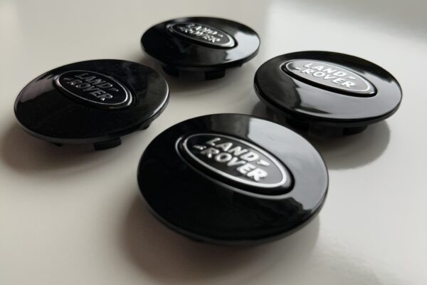 original.jpeg 4 pcs (Set) 63mm - 2.48inch Black Land Rover Wheel Center Hub Caps