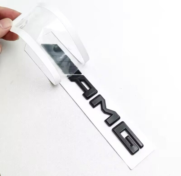 original.jpeg 1 pcs Black Matte 3D AMG Metal Emblem Sticker