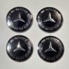 original.jpeg 4 pcs (Set) 56mm - 2.20inch Black Mercedes Benz Wheel Center Hub Caps Stickers - Classic Look