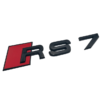 original.png 1 pcs Black Audi RS7 Metal Emblem Sticker