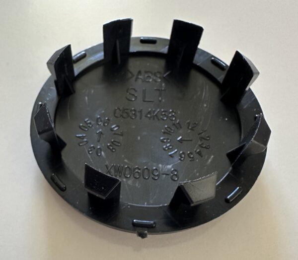 original.jpeg 4 pcs (Set) 58mm - 2.28inch Black KIA Logo Wheel Center Hub Caps