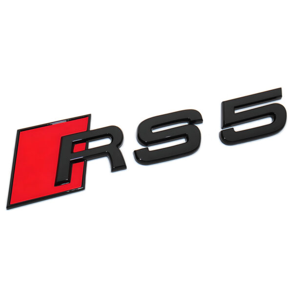 original.jpeg 1 pcs Black Audi RS5 Metal Emblem Sticker