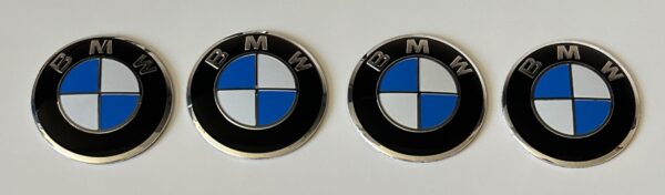 original.jpeg 4 pcs (Set) 56mm - 2.20inch Blue & White BMW Wheel Center Hub Caps Stickers
