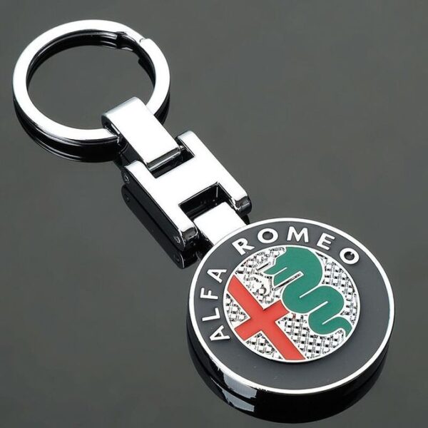 original.jpeg 1 pcs High Quality Alfa Romeo Metal Keychain