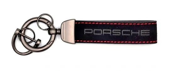 original.png 1 pcs High Quality Alcantara Porsche Keychain
