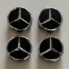 original.jpeg 4 pcs (Set) 60mm - 2.36inch Matte Black Mercedes Benz Star Logo Wheel Center Hub Caps