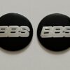 original.jpeg 4 pcs (Set) 56mm - 2.20inch Black & Silver BBS Wheel Center Hub Caps Stickers