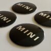 original.jpeg 4 pcs (Set) 50mm - 1.97inch Black Mini Cooper Wheel Center Hub Caps Stickers