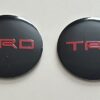 original.jpeg 4 pcs (Set) 56mm - 2.20inch Black & Red Toyota TRD Wheel Center Hub Caps Stickers