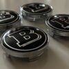 original.jpeg 4 pcs (Set) 60mm - 2.36inch Black Brabus Wheel Center Hub Caps