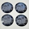 original.jpeg 4 pcs (Set) 56mm - 2.20inch Silver & Black AMG Affalterbach Wheel Center Hub Caps Stickers