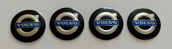 original.jpeg 4 pcs (Set) 65mm - 2.56inch Black Volvo Wheel Center Hub Caps Stickers
