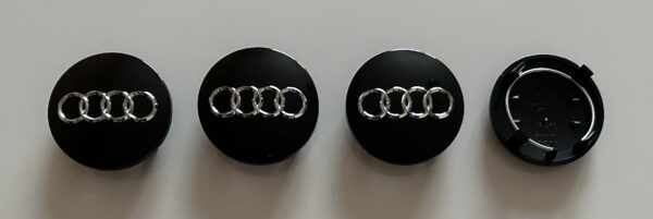 original.jpeg 4 pcs (Set) 68mm - 2.68inch Black Audi Wheel Center Hub Caps (8D0601170)