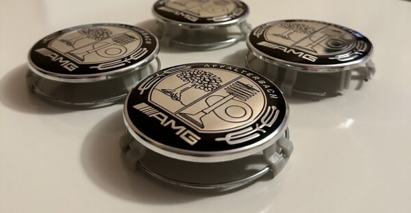 original.jpeg 4 pcs (Set) 75mm - 2.95inch Silver AMG Affalterbach Wheel Center Hub Caps