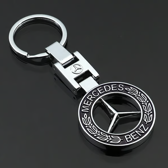 original.png 1 pcs High Quality Black Mercedes Benz Metal Keychain