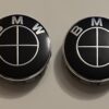 4 pcs (Set) 68mm - 2.68inch Full Black BMW Wheel Center Hub Caps (36136783536)