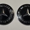 original.jpeg 4 pcs (Set) 56mm - 2.20inch Black Mercedes Benz Wheel Center Hub Caps Stickers - Classic Look