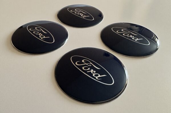 original.jpeg 4 pcs (Set) 70mm - 2.75inch Dark Blue Ford Wheel Center Hub Caps Stickers