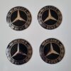 original.jpeg 4 pcs (Set) 56mm - 2.20inch Black Mercedes Benz Wheel Center Hub Caps Stickers