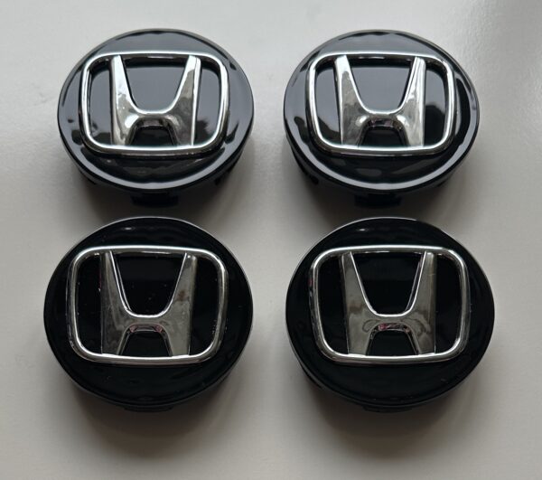 original.jpeg 4 pcs (Set) 69mm - 2.71inch Black Honda Wheel Center Hub Caps