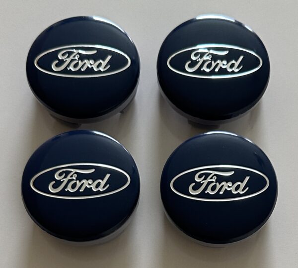 original.jpeg 4 pcs (Set) 54mm - 2.13inch Dark Blue Ford Wheel Center Hub Caps