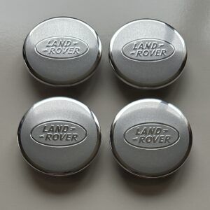 4 pcs (Set) 63mm - 2.48inch Silver Land Rover Wheel Center Hub Caps
