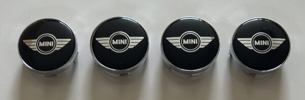 original.jpeg 4 pcs (Set) 60mm - 2.36inch Black Mini Cooper Wheel Center Hub Caps 2