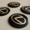 original.jpeg 4 pcs (Set) 65mm - 2.56inch Black Lexus Wheel Center Hub Caps Stickers