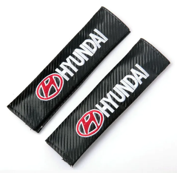 original.png 2 pcs Black Hyundai Car Styling Safety Belt Cover Protection Shoulder Pad Cushion Harness Pad
