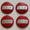 original.jpeg 4 pcs (Set) 70mm - 2.75inch Red & Silver BBS Wheel Center Hub Caps Stickers