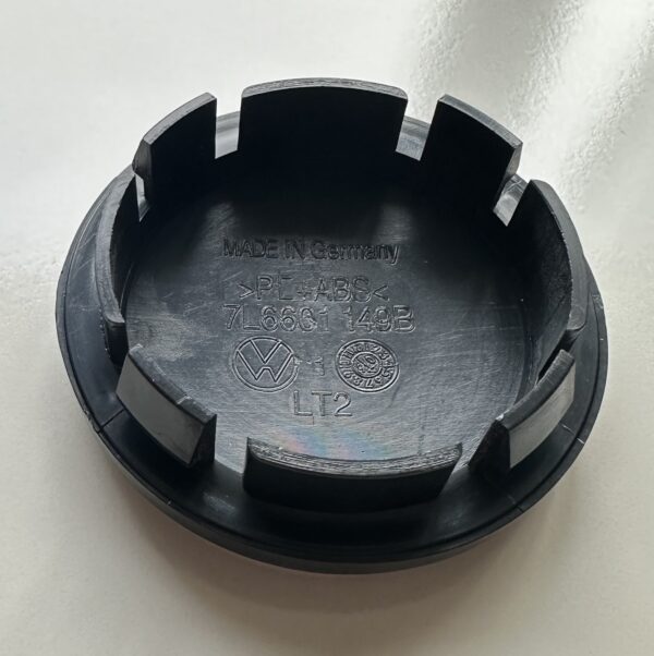 original.jpeg 4 pcs (Set) 70mm - 2.75inch Black Volkswagen Wheel Center Hub Caps for Touareg