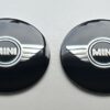 original.jpeg 4 pcs (Set) 56mm - 2.20inch Black Mini Cooper Logo Wheel Center Hub Caps Stickers