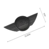 original.png 1 pcs Black Matte 3D Mini Cooper Metal Emblem Sticker for Hood & Trunk