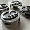 4 pcs (Set) 62mm - 2.44inch Gray Lexus Wheel Center Hub Caps