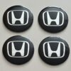 original.jpeg 4 pcs (Set) 56mm - 2.20inch Black Honda Wheel Center Hub Caps Stickers