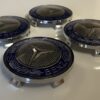 original.jpeg 4 pcs (Set) 68mm - 2.68inch Silver & Blue Mercedes Benz Wheel Center Hub Caps