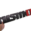 original.png 1 pcs Black Matte 3D Nismo Metal Emblem Sticker